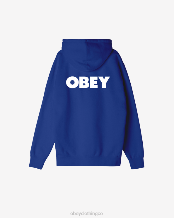ropa surf azul 8RB6X1018 OBEY hombres capucha premium audaz