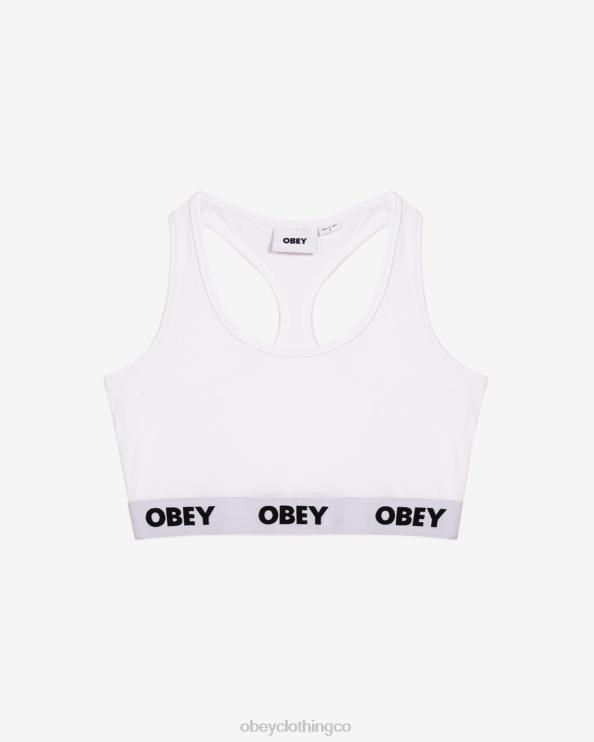 accesorios blanco 8RB6X632 OBEY mujer bralette (paquete de 2)