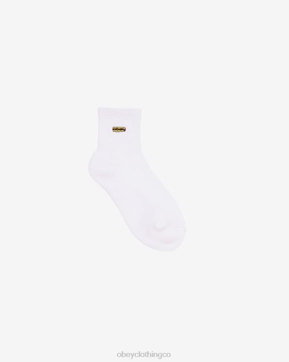 accesorios blanco 8RB6X639 OBEY mujer calcetines ovalados