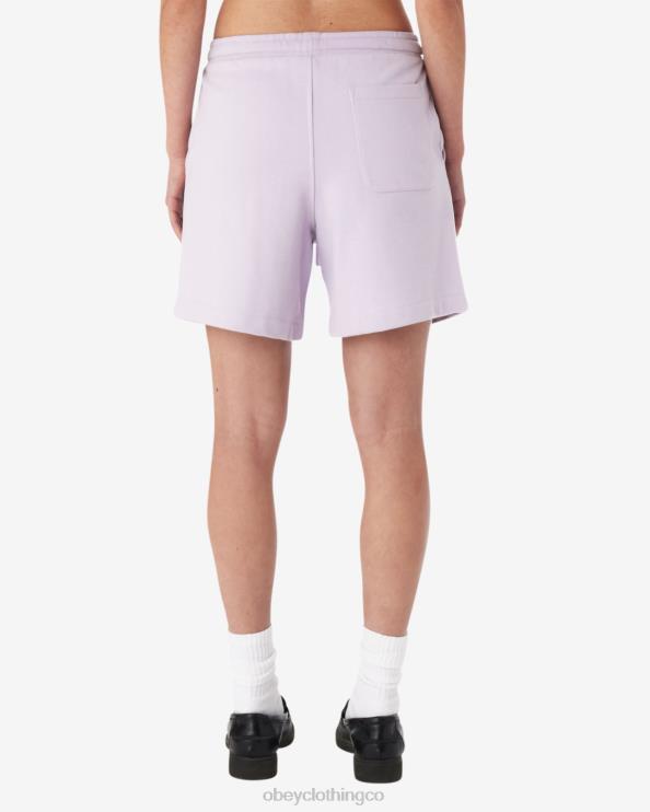 ropa pétalo de orquídea 8RB6X545 OBEY mujer terry corto