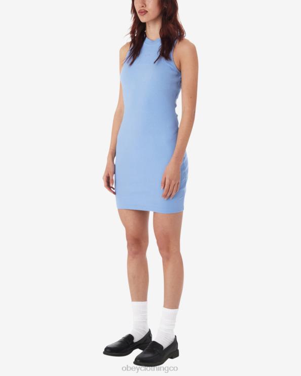 ropa hortensia 8RB6X586 OBEY mujer vestido de punto de canalé