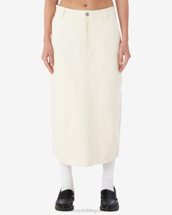 ropa sin blanquear 8RB6X532 OBEY mujer falda midi de pintores