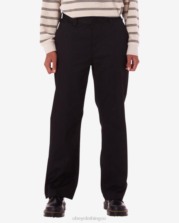 ropa negro 8RB6X519 OBEY mujer pantalón diario