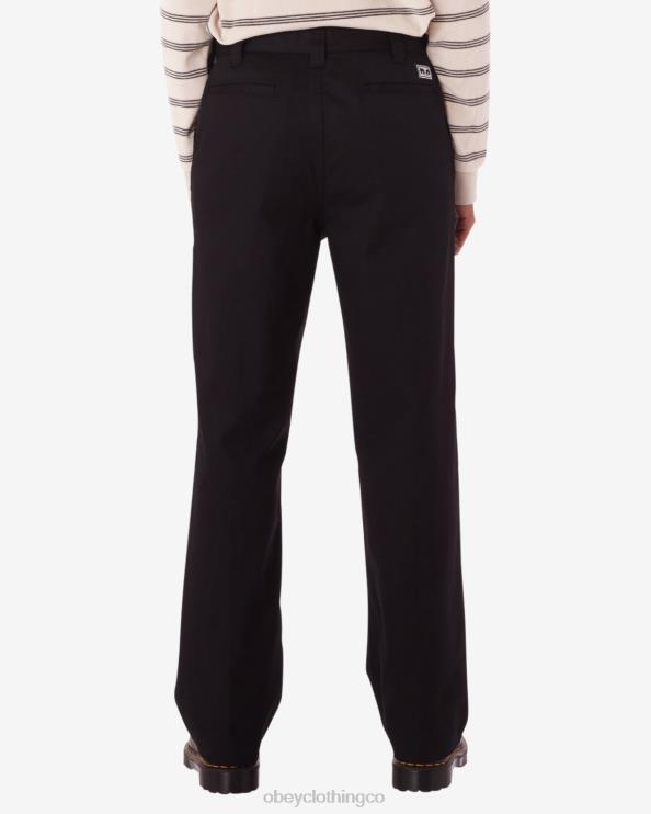 ropa negro 8RB6X519 OBEY mujer pantalón diario
