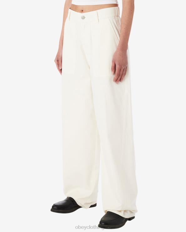 ropa sin blanquear 8RB6X523 OBEY mujer pantalón utilitario eugene