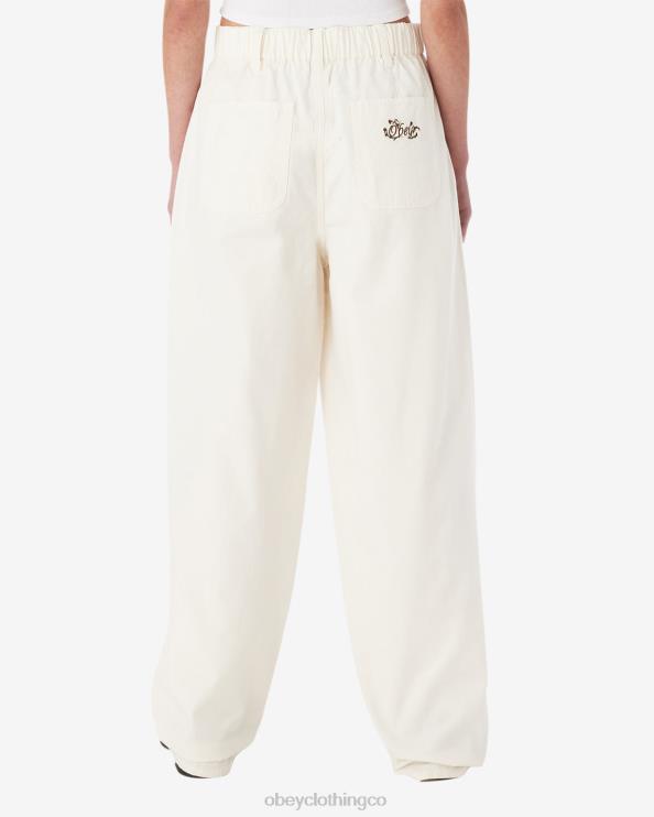 ropa sin blanquear 8RB6X523 OBEY mujer pantalón utilitario eugene