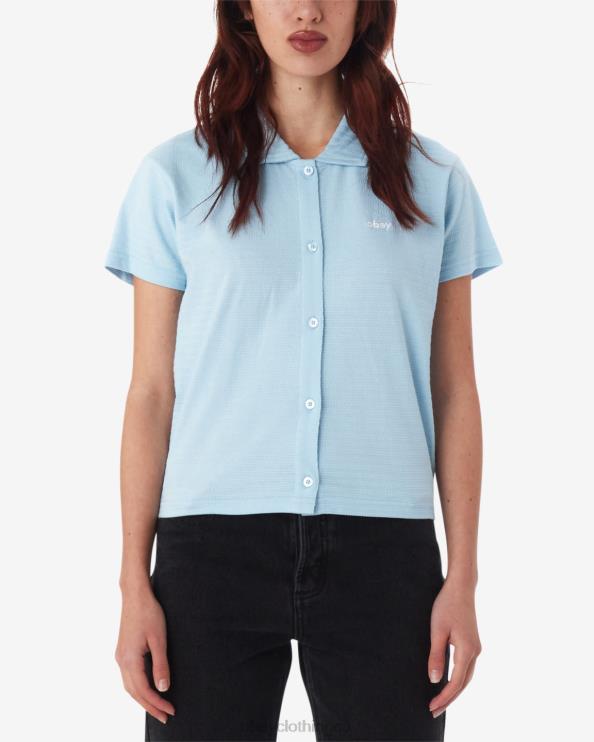 ropa cielo limpio 8RB6X562 OBEY mujer botón abajo