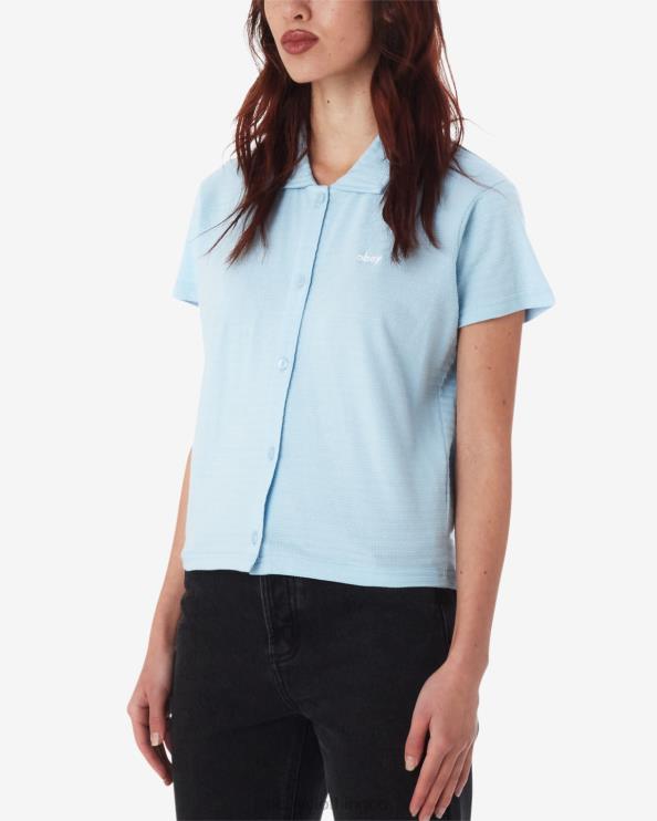 ropa cielo limpio 8RB6X562 OBEY mujer botón abajo