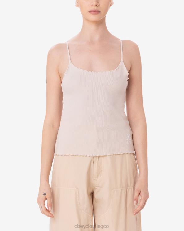 ropa arcilla 8RB6X604 OBEY mujer tanque drey cuadrado garabato