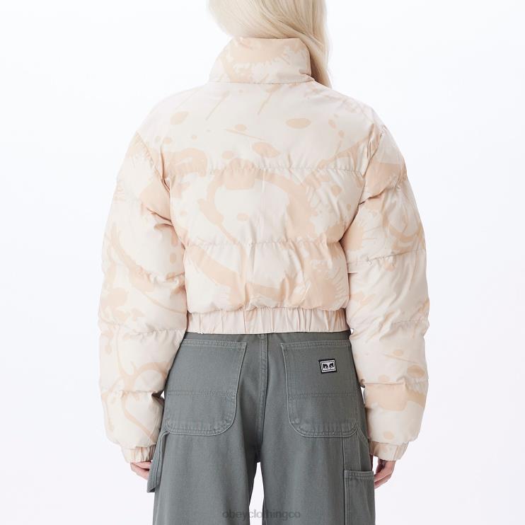 ropa arcilla multi 8RB6X654 OBEY mujer chaqueta acolchada elixir