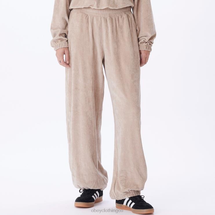 ropa Gris plateado 8RB6X688 OBEY mujer pantalón karina