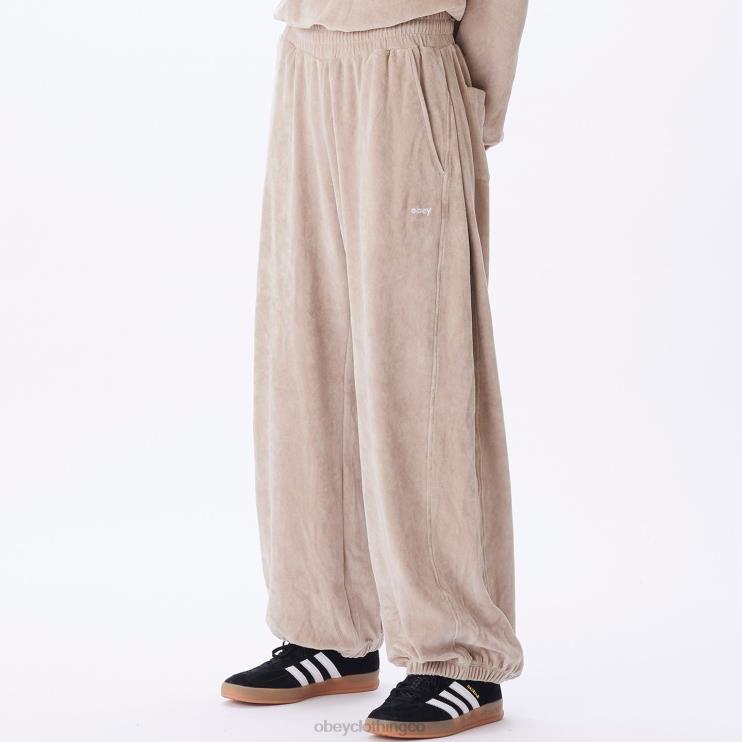 ropa Gris plateado 8RB6X688 OBEY mujer pantalón karina