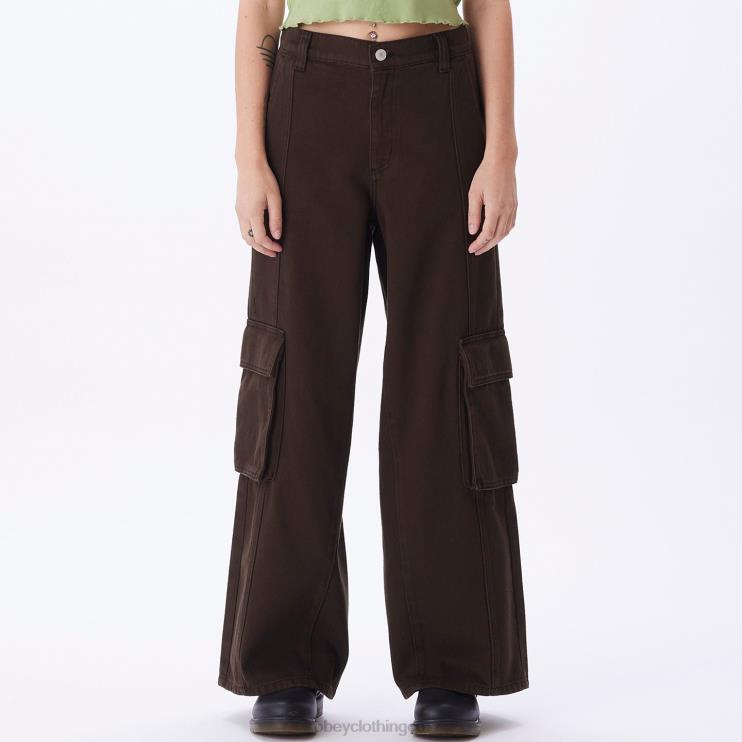 ropa java marrón 8RB6X677 OBEY mujer buscar carga denim