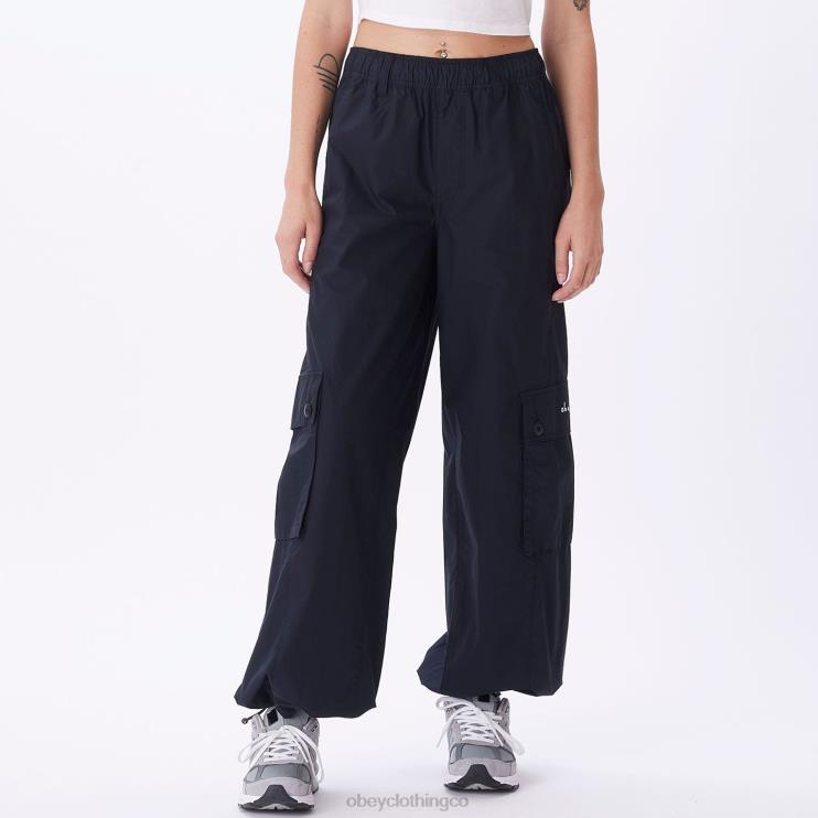 ropa negro 8RB6X699 OBEY mujer pantalón cargo dylan